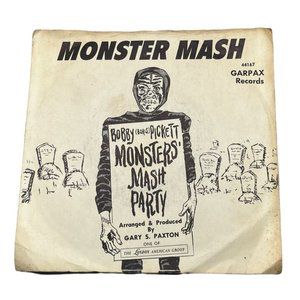 Bobby Boris Pickett Monster Mash Picture Sleeve Only Garpax Records 44167